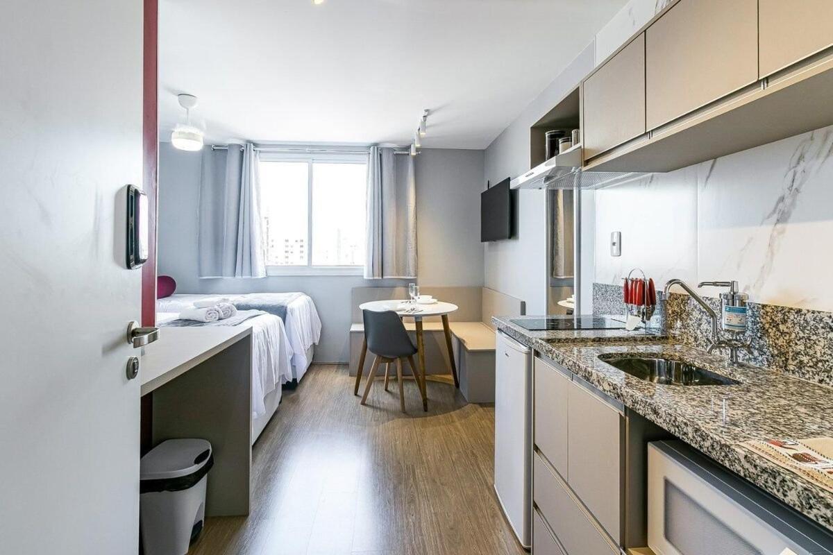 Rubi Studio No Bras Com Piscina - Metro Bras Σάο Πάολο Εξωτερικό φωτογραφία
